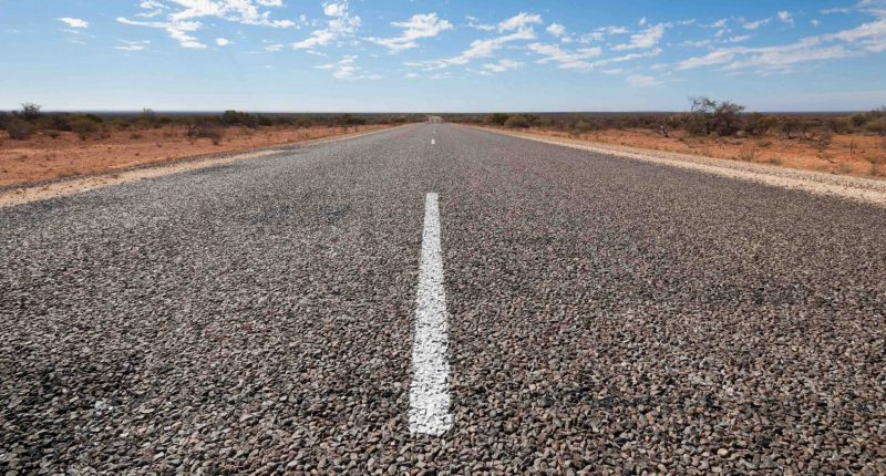 Outback Australia road