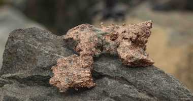 Native copper sample