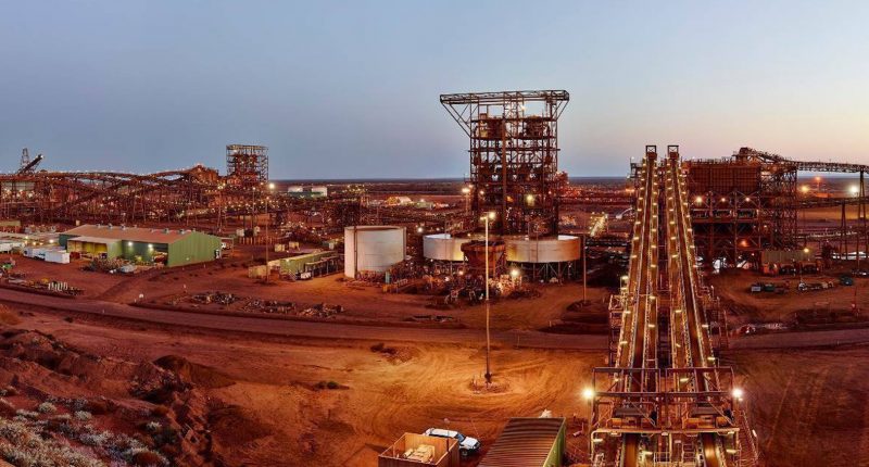 The Fortescue Christmas Creek mine in Pilbara.