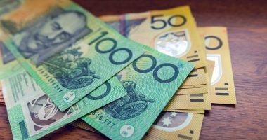 Australian cash concept