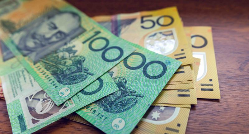 Australian cash concept