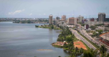 Abidjan city's skyline