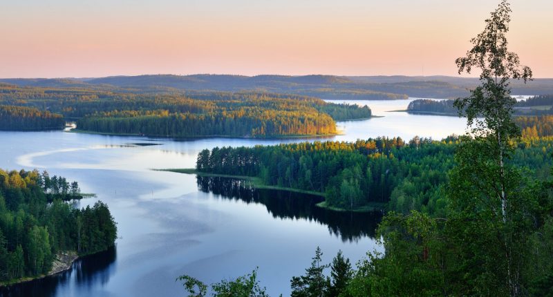 Landscape in Finland