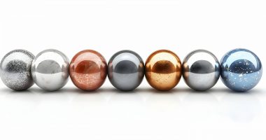 Metallic spheres