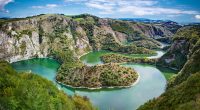 Uvac gorge in Serbia