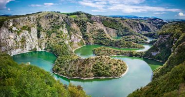 Uvac gorge in Serbia