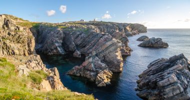 A coastline in Newfoundland