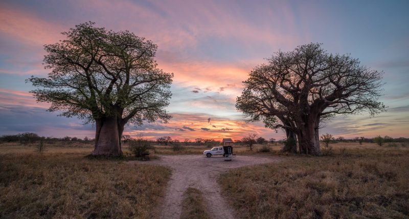 Campsite in Botswana