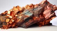 Sample of drill tested copper ore