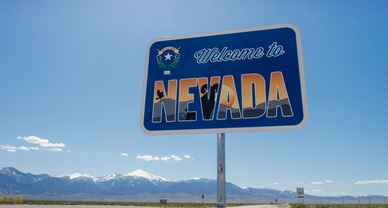 Sign for Nevada