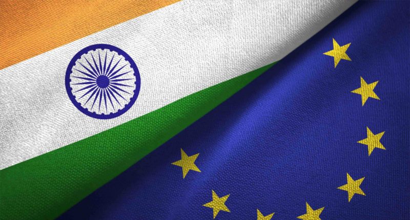 India Europe trade concept