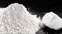 Kaolin in powder form