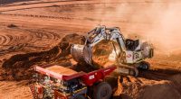 Mining machinery at the Capricorn Metals Karlawinda gold mine.