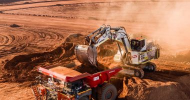 Mining machinery at the Capricorn Metals Karlawinda gold mine.