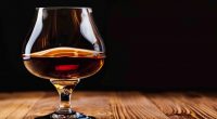 Cognac in a glass