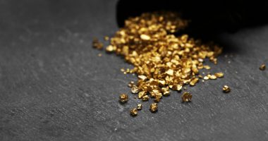 Scattered gold nuggets