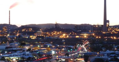 Evening city scape in Mount Isa