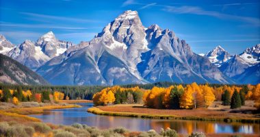 AI image of mountain range in Wyoming