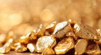 Close up of gold nuggets