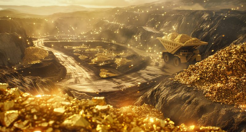 Image representing gold mining