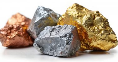 Lumps of precious and base metals