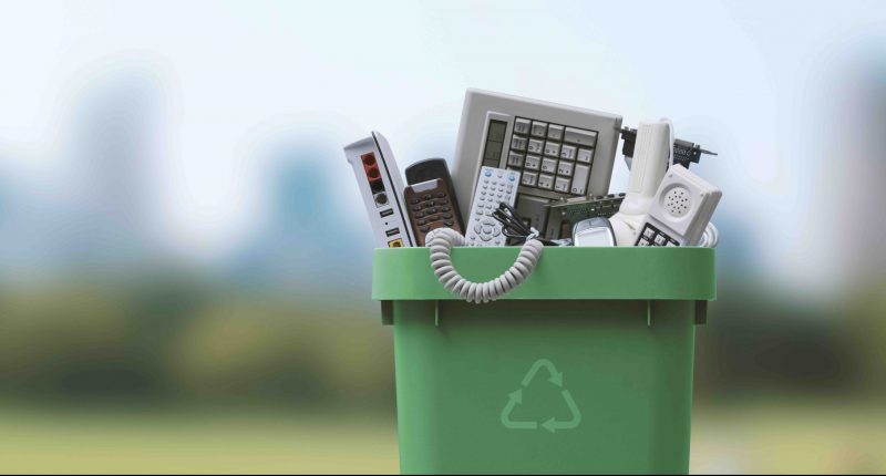 E-waste recycling concept