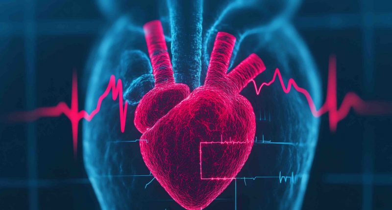 Heart and lungs concept