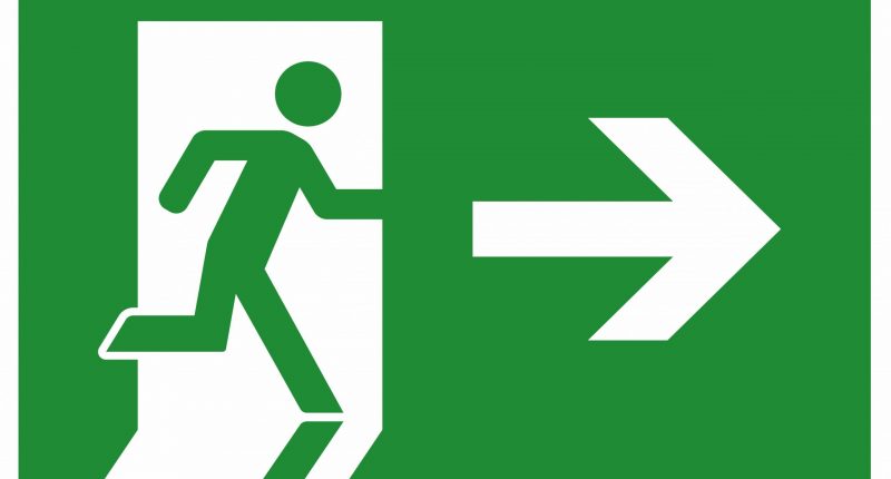 Exit sign concept