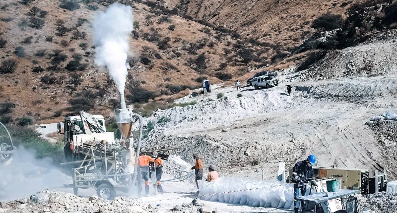 Mining work at a Lepidico location.