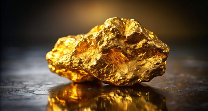 A gold nugget