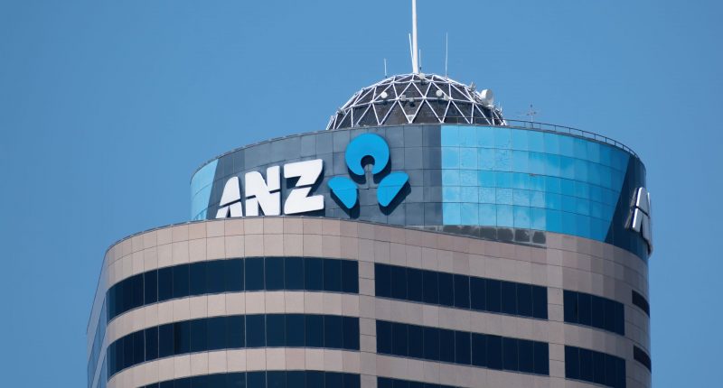 ANZ logo on a building in Auckland