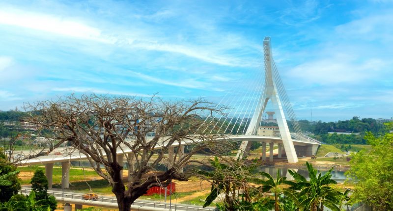 Image of the Pont de Cocody in the Cote d'Ivoire