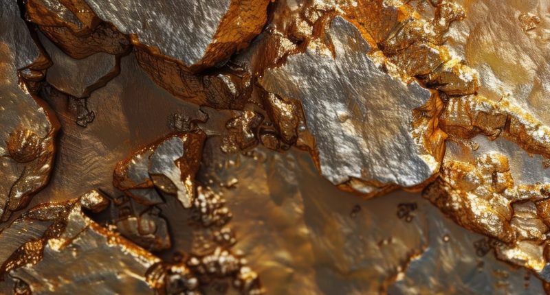 Image of gold mineralisation