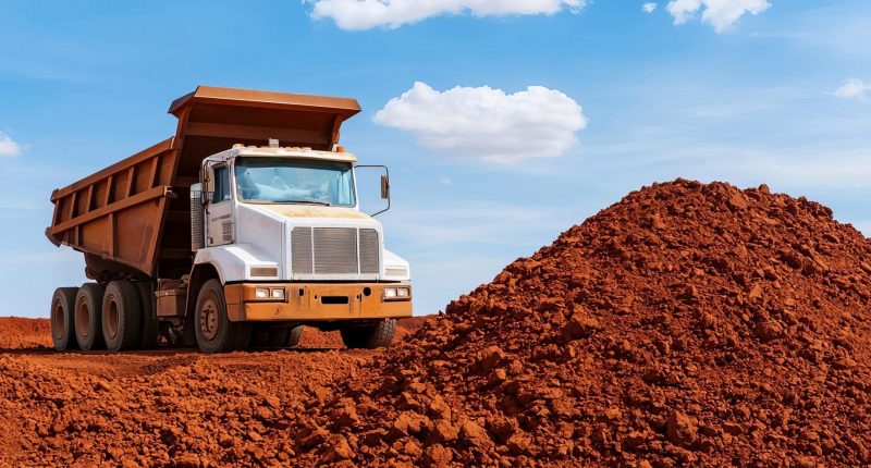 Iron ore canada mining and truck