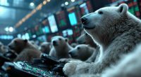 Polar bears trading shares real not AI