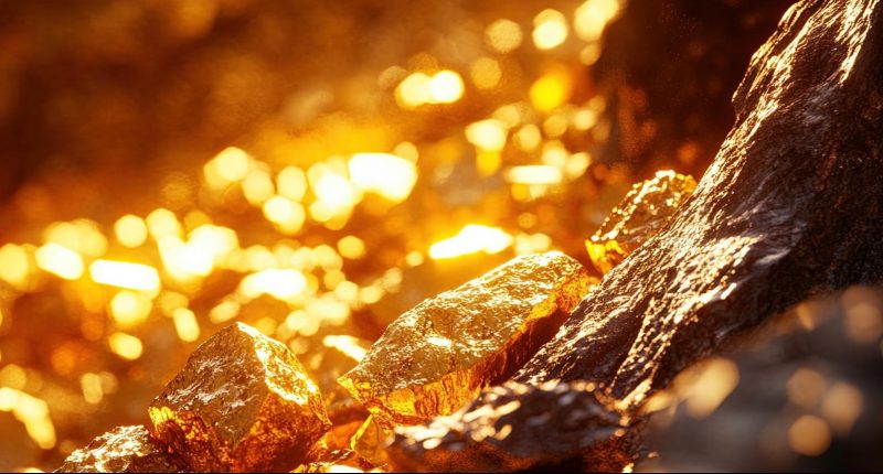 Photo of a gold mine