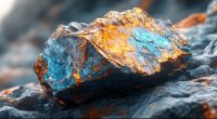 Vibrant copper ore