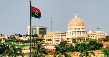 Parliament building in Luanda, Angola