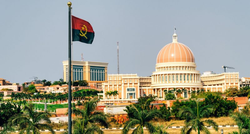 Parliament building in Luanda, Angola