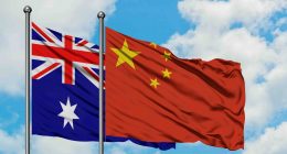 Australia China concept