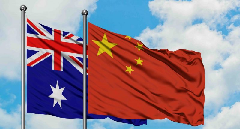 Australia China concept