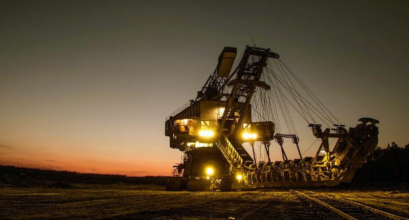 A reconnaissance drilling rig at the Aileron Project in Western Australia.