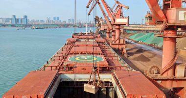 A ship capable of carrying iron ore