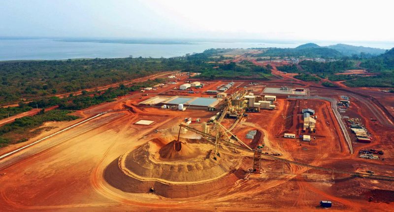 The Yaoure Gold Mine in Cote Ivoire.