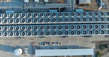 Data centre aerial view