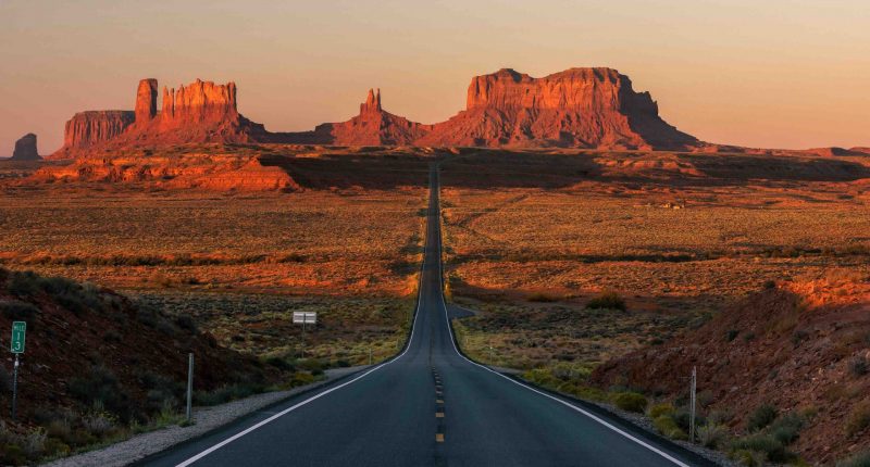 Sunrise road, Arizona