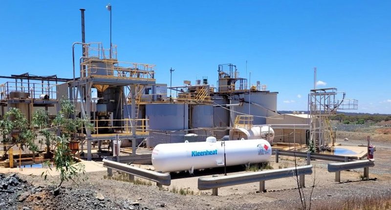 The Burbanks Gold Processing Facility in Coolgardie