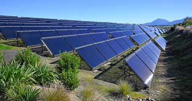 A Solar farm in New Zealand
