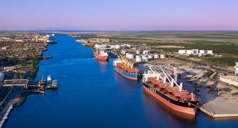 The Port of Brownsville in Texas