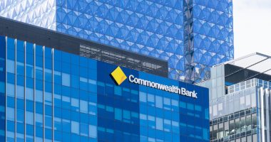 Commonwealth Bank in Collins Square at Collins Street, Docklands, Australia.